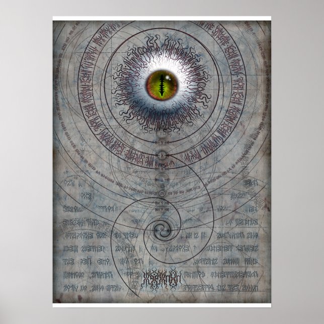 Affiche AZATHOTH 18x24 (Devant)