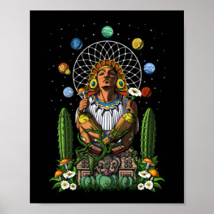 Affiche Aztec Dieu Xochipilli
