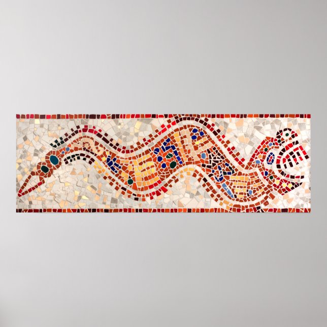 Affiche Aztec Dragon Mosaic (Devant)