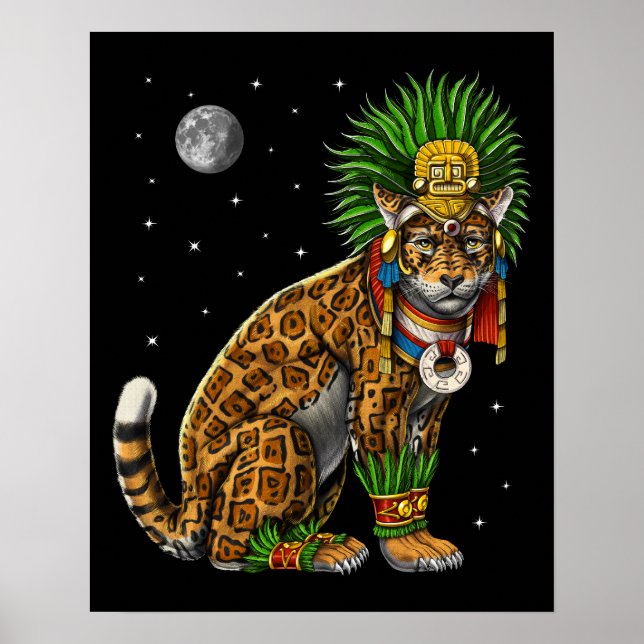Affiche Aztec Jaguar Dieu (Devant)