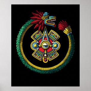 Affiche Aztec Ouroboros