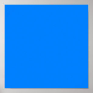 Affiche Azure (couleur solide)