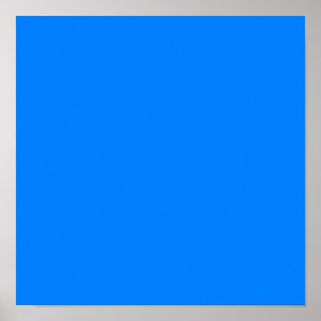 Affiche Azure (couleur solide) (Devant)