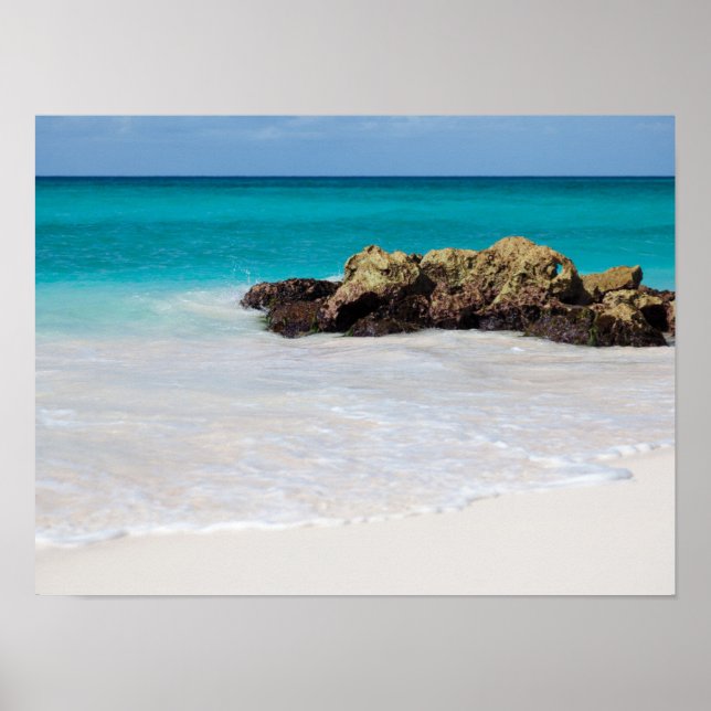 Affiche Azure Ocean Sandy Beach Photo (Devant)
