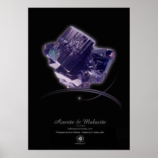 AFFICHE AZURITE & MALACITE