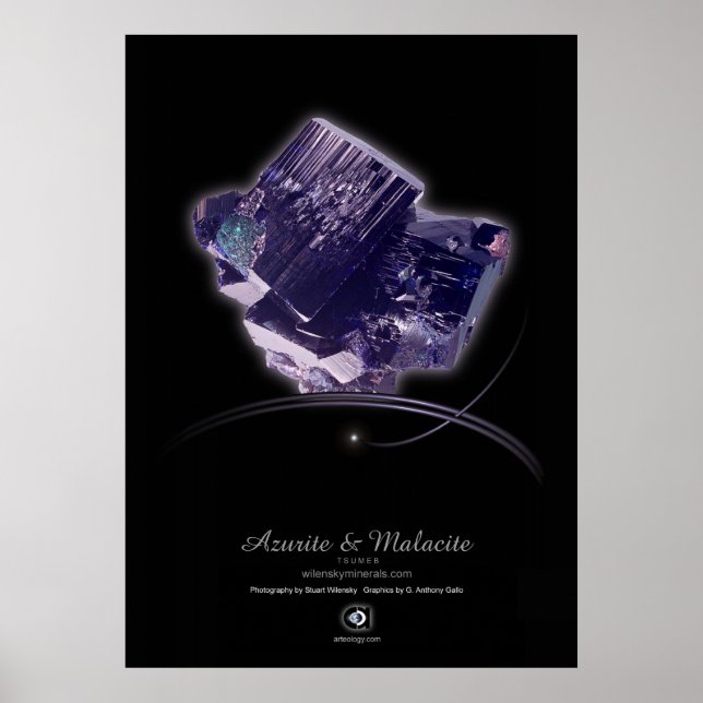 AFFICHE AZURITE & MALACITE (Devant)