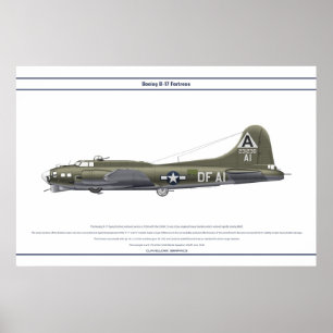 AFFICHE B-17G USA 324BS 1