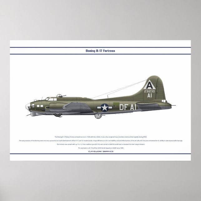 AFFICHE B-17G USA 324BS 1 (Devant)