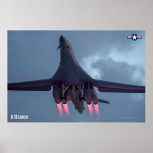 AFFICHE B-1B LANCER