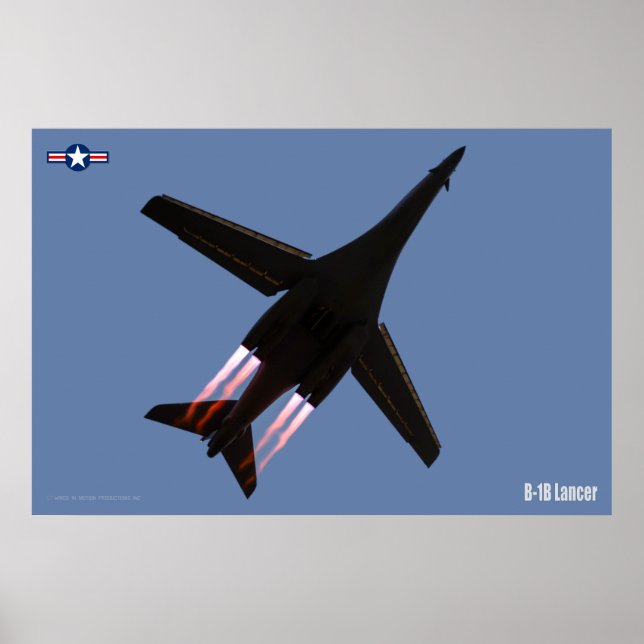 AFFICHE B-1B LANCER (Devant)