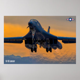 AFFICHE B-1B LANCER