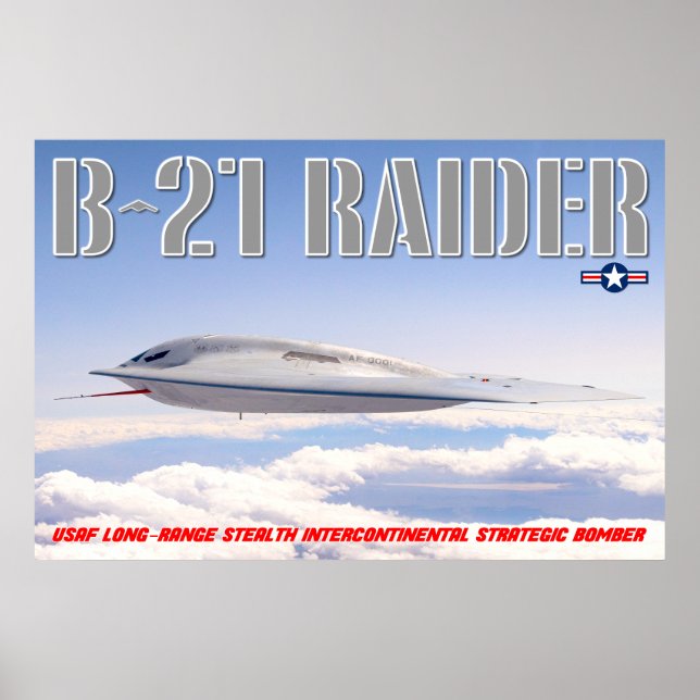 AFFICHE B-21 RAIDER (Devant)