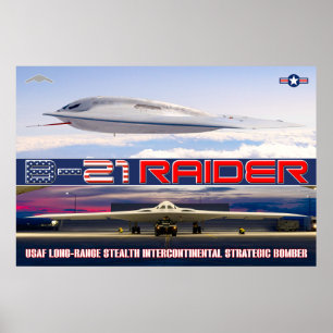 AFFICHE B-21 RAIDER