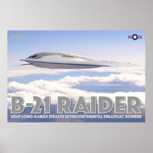 AFFICHE B-21 RAIDER