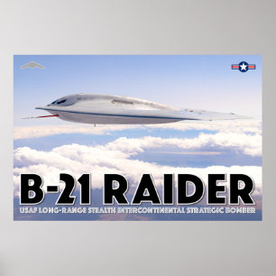 AFFICHE B-21 RAIDER