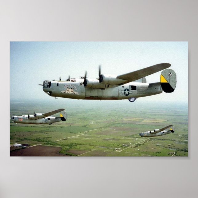 Affiche B-24 Bomb Run 449e (Devant)