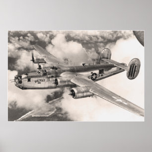 Affiche B-24 sur la patrouille