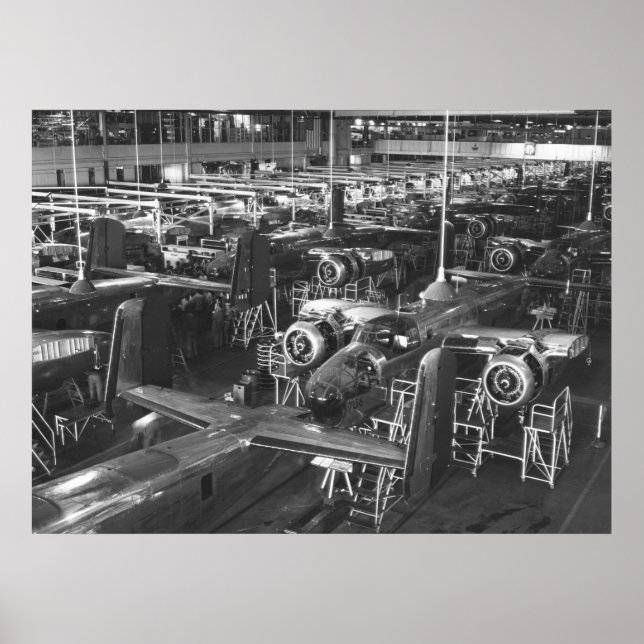 Affiche B-25 Mitchell Bomber, 1942 (Devant)