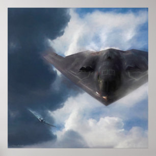 Affiche B-2 FABRICANT DE Bombe À Bombe Indésirable