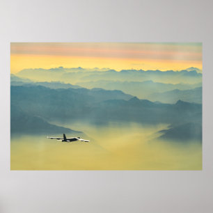 Affiche B-52 Stratoforteresse dans le Mist