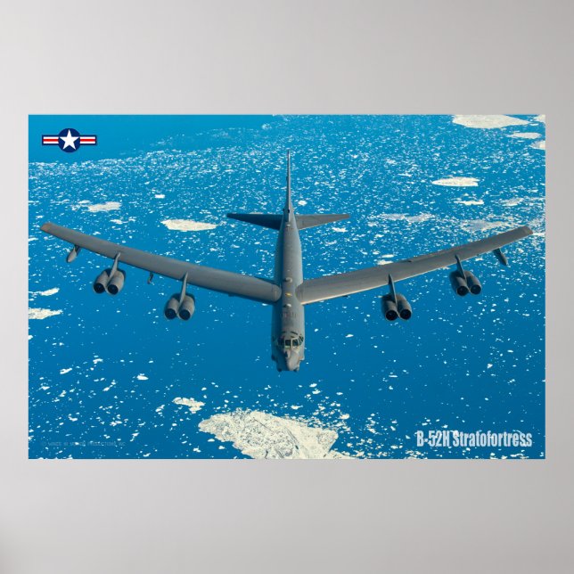 AFFICHE B-52H STRATOFORTRESS (Devant)