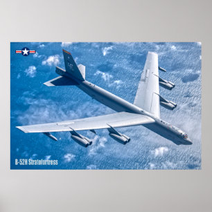 AFFICHE B-52H STRATOFORTRESS