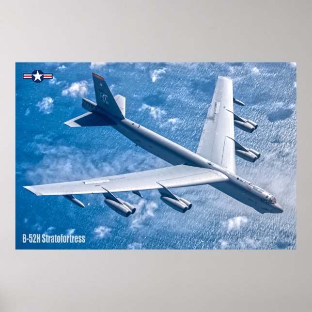 AFFICHE B-52H STRATOFORTRESS (Devant)