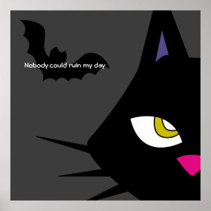 Affiche B-CAT et chauve-souris