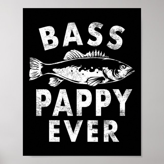 Affiche B Pappy Ever Pêche Cadeaux Pappy Fête des pères (Devant)