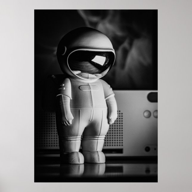 Affiche B&W Astro Buddy (Devant)