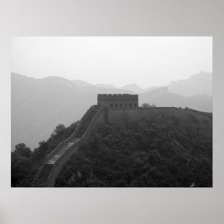 Affiche B&W Great Wall