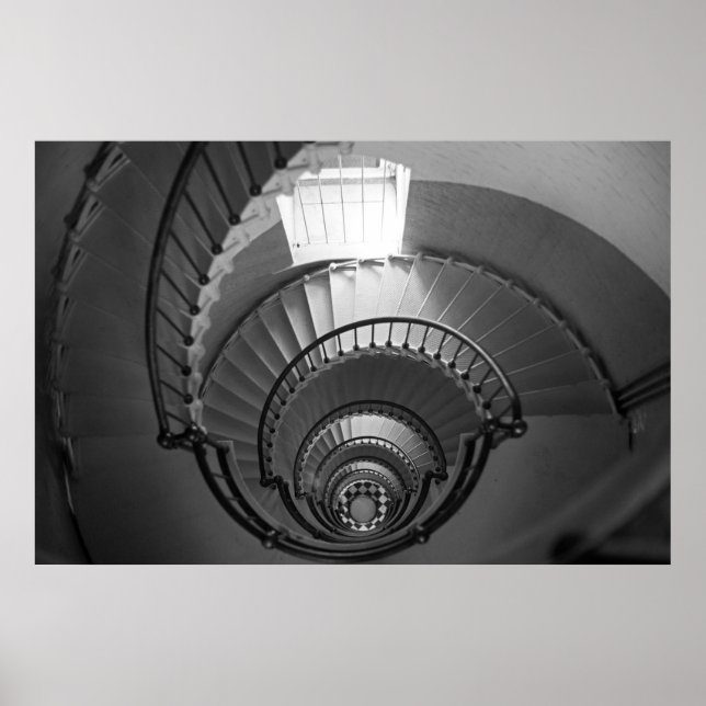 Affiche B&W Spiral (Devant)
