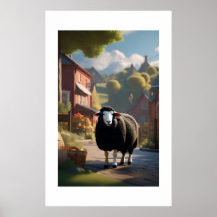 Affiche Baa Baa Black Sheep