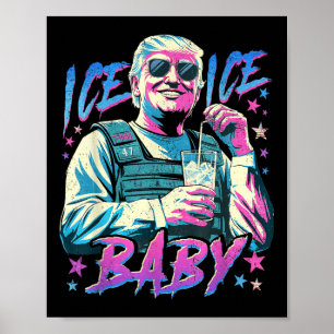 Affiche Baba de glace glace Profitez d'un verre glacé de d
