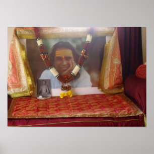 Affiche Babaji sur l'affiche de Haidakhandi Ashram