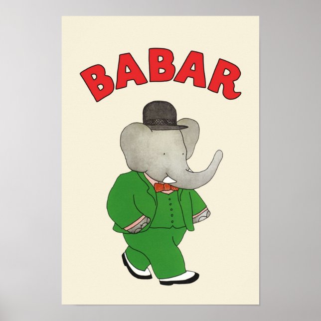 Affiche Babar l'éléphant (Devant)