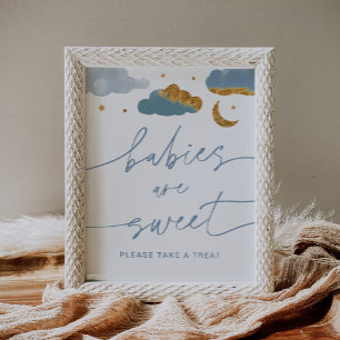 Affiche Babies Are Sweet Sign - Twinkle Little Star Boy