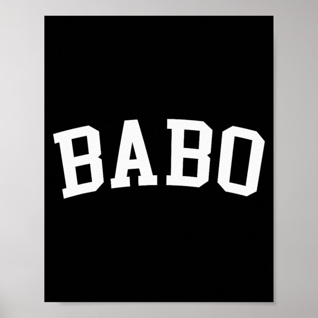 Affiche Babo  (Devant)