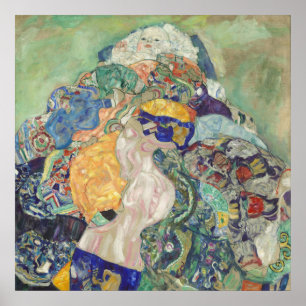 Affiche Baby (Berceau) — Gustav Klimt (1917-18)
