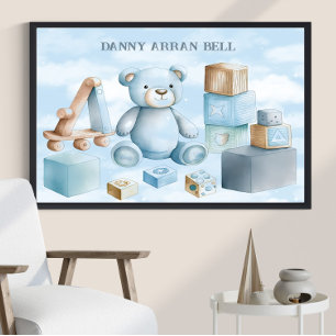 Affiche Baby Boy Nursery