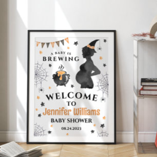 Affiche Baby brasse le signe de bienvenue du baby shower d