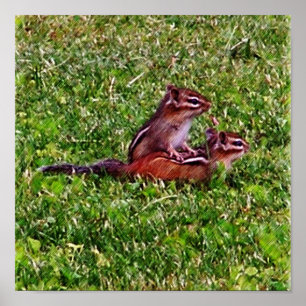 Affiche Baby Chipmunks Premier Jour #5 Animal
