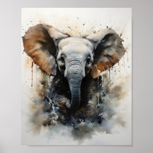 Baby Elephant Courir Beau Animal Sauvage