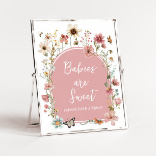 Affiche Baby in Bloom Fleur sauvage Les bébés sont doux