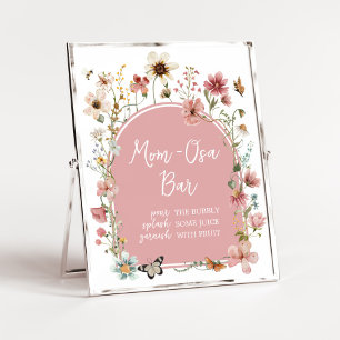 Affiche Baby in Bloom Fleur sauvage Maman Osa Bar