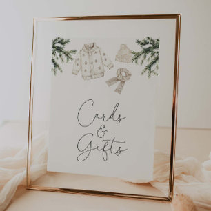 Affiche Baby It's Cold Outside Baby showers Cartes & Cadea