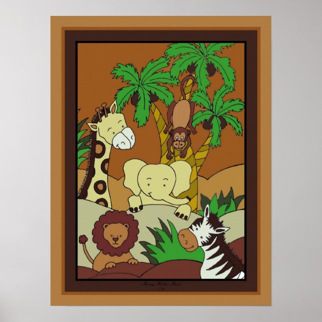 Affiche Baby Jungle 10 (Devant)