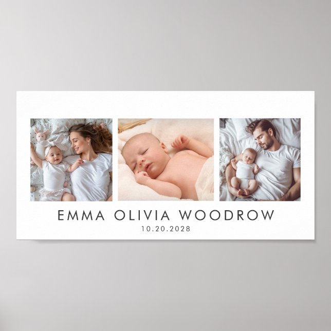 Affiche Baby Maman Papa 3 Photo Et (Devant)