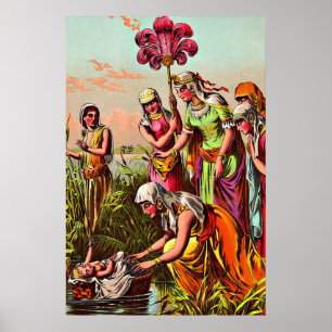 Affiche Baby Moses à l'affiche de la rivière
