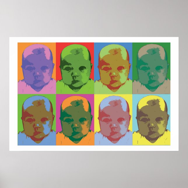 Affiche Baby Pop Art (Devant)